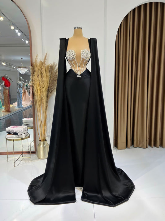 BeadsBlackCrystalsWomen - Blini Fashion House