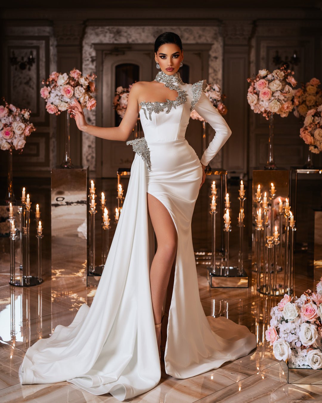 Bridal Dress Wedding Dress with Crystals Blini Fashion House
