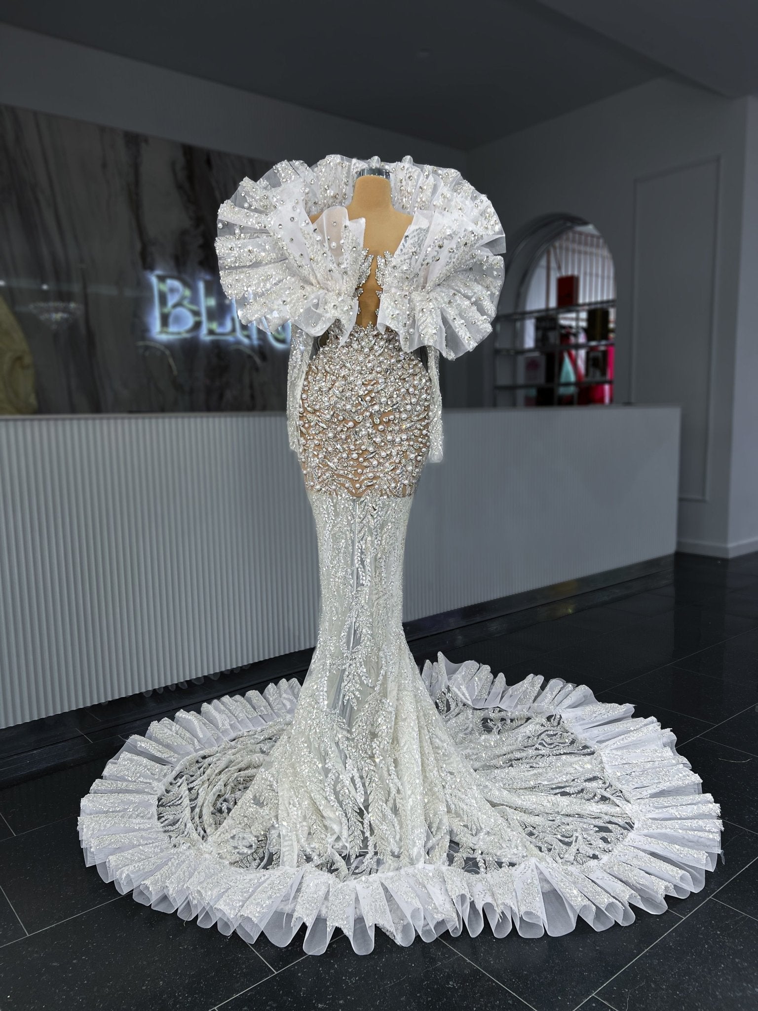 BridalCrystalsGownWomen - Blini Fashion House