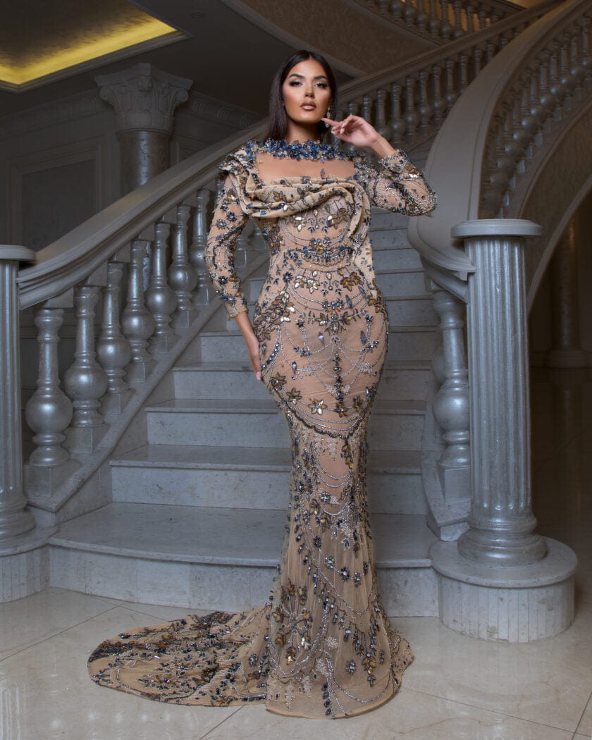 BeadsBeigeGoldWomen - Blini Fashion House