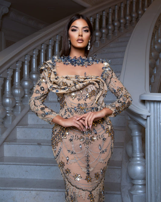 BeadsBeigeGoldWomen - Blini Fashion House