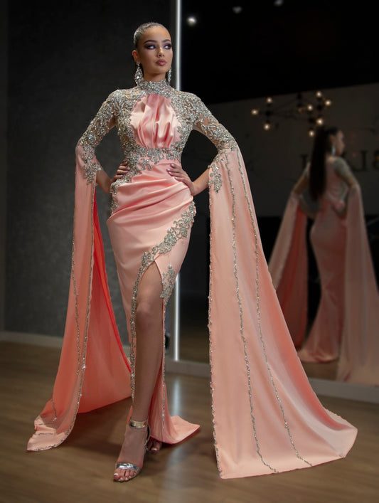 BeadsLong DressLuxoriousWomen - Blini Fashion House