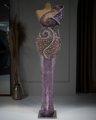 BeadsCrystalsLight PurpleWomen - Blini Fashion House