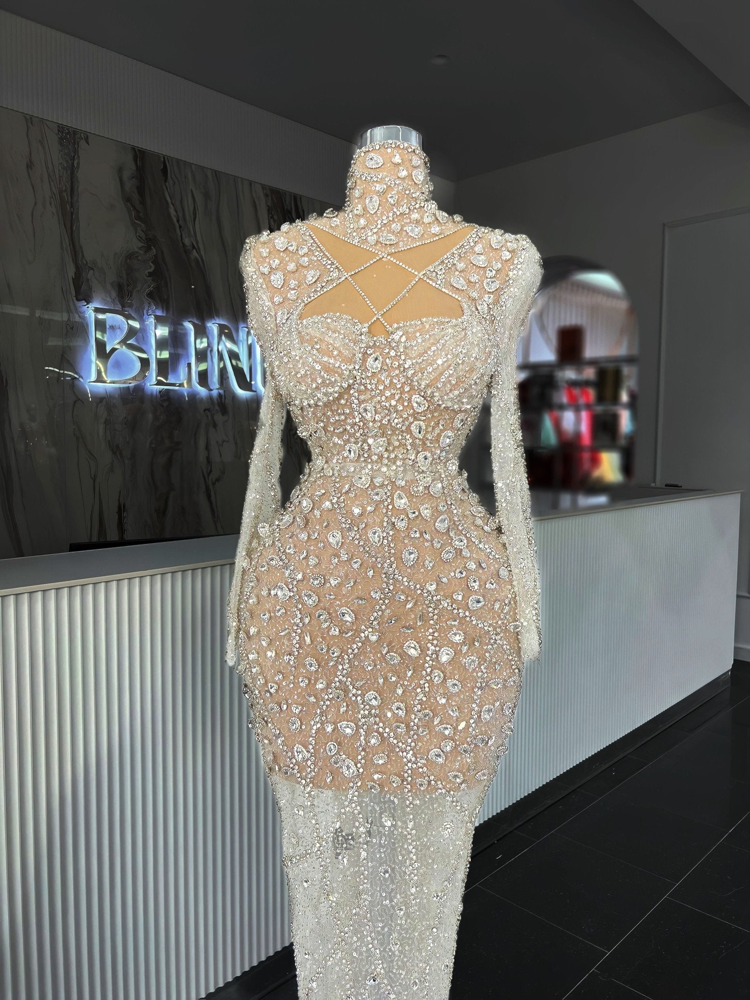 BridalCrystalsGownWomen - Blini Fashion House