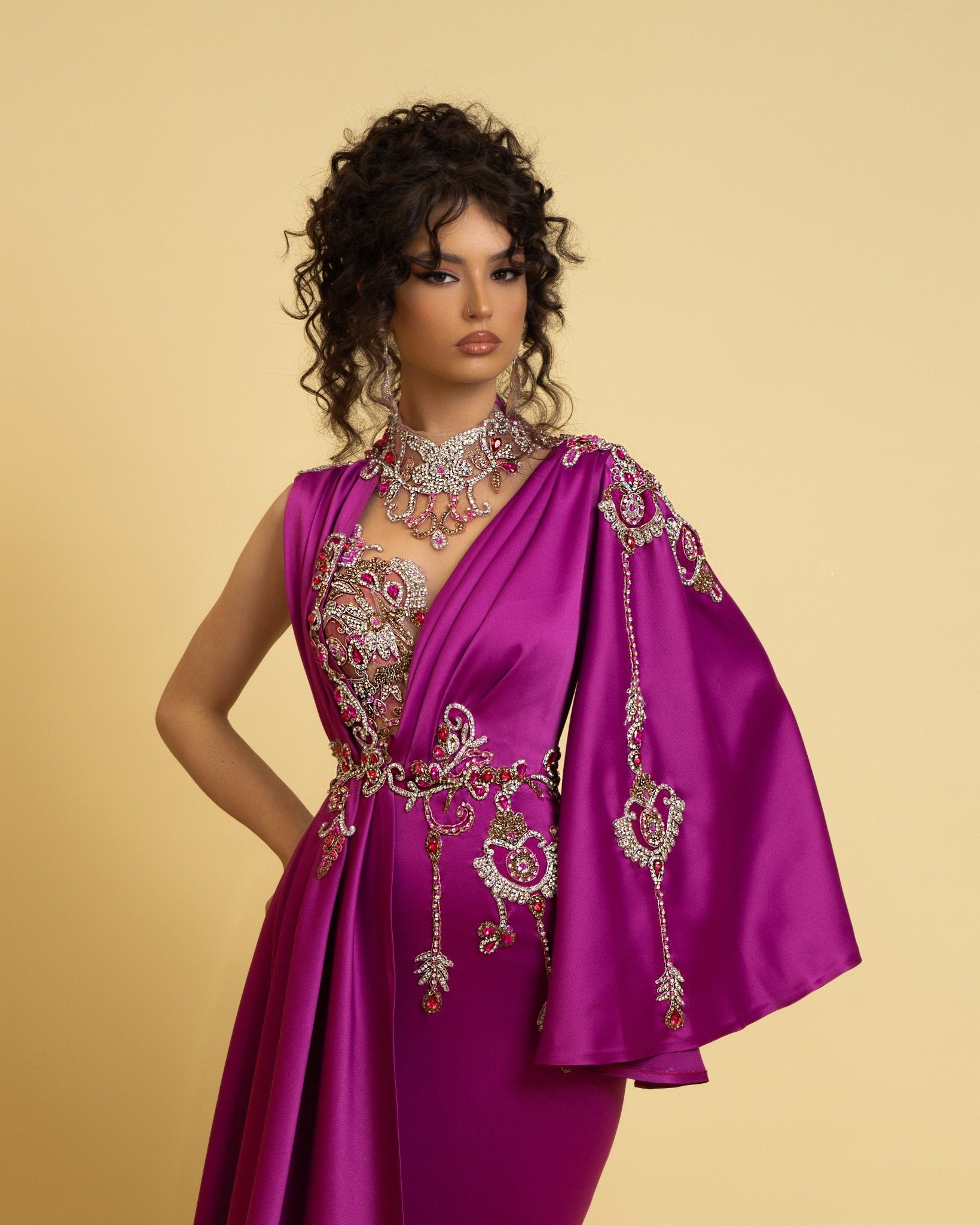 Sophisticated Pink Evening Gown