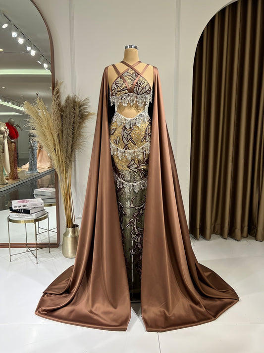 BeadsBrownCrystalsWomen - Blini Fashion House