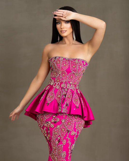 Neesa Sleeveless Dress with Stones