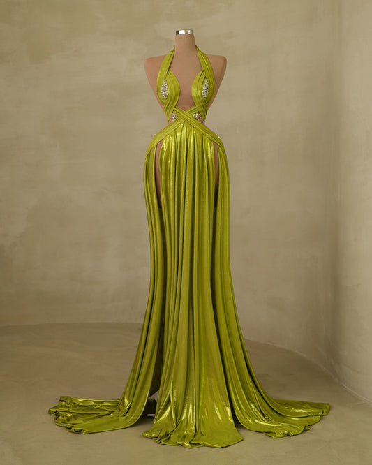 CrystalsCut in ChestDeep Cut In WaistWomen - Blini Fashion House