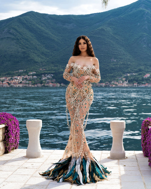 BeadsBlueCrystalsWomen - Blini Fashion House