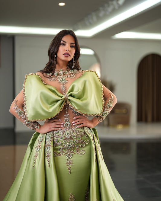 BeadsCrystalsGreenWomen - Blini Fashion House