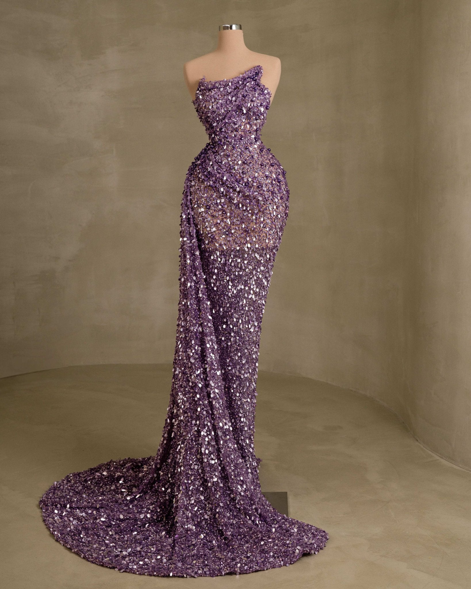 Light PurpleLong DressPurpleWomen - Blini Fashion House