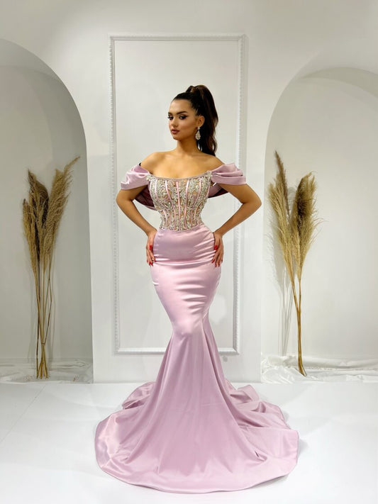 BeadsLong DressLong SleevesWomen - Blini Fashion House