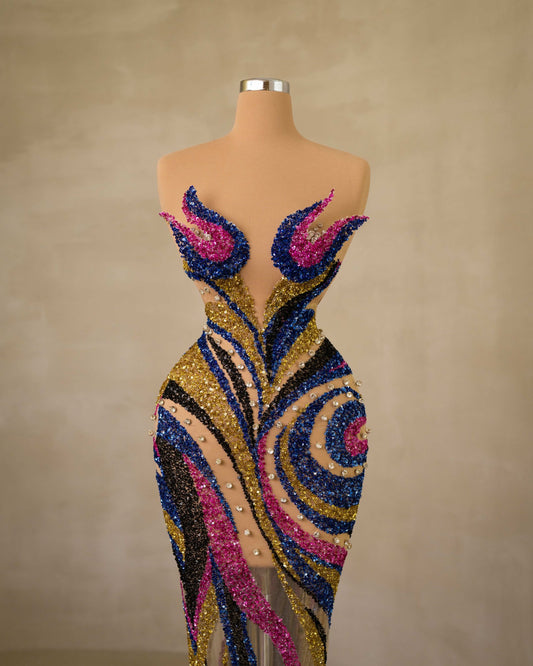 BlackBlueGoldWomen - Blini Fashion House