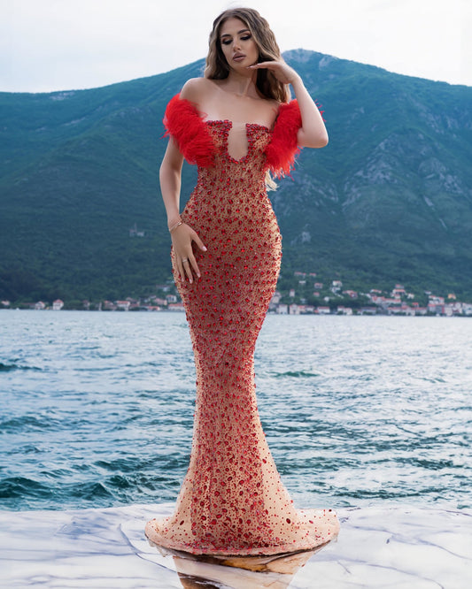 BeadsCrystalsFeathers - Blini Fashion House