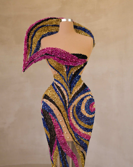 BlackBlueGoldWomen - Blini Fashion House