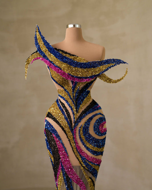 BlackBlueGoldWomen - Blini Fashion House