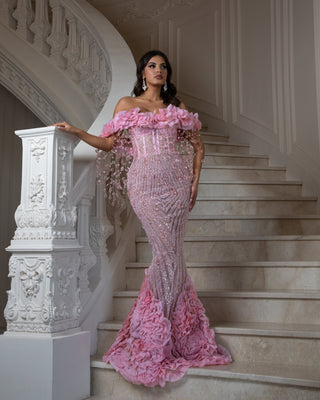CrystalsLayered TulleLight PinkWomen - Blini Fashion House