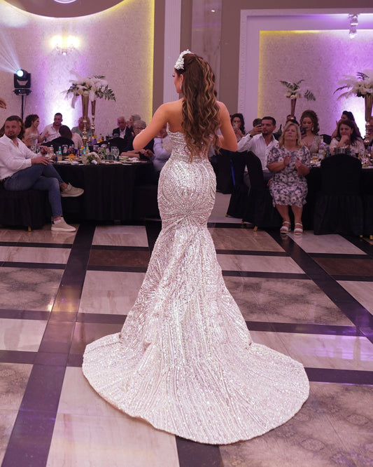 Bridal Gown with Sleeveless Design