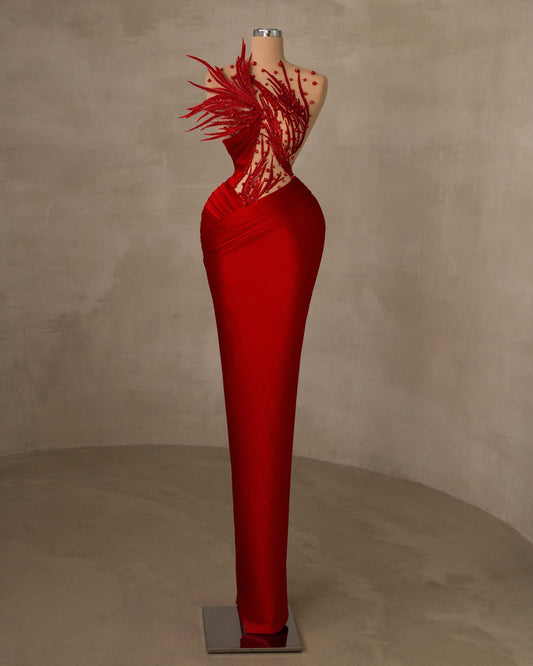 Red Sleeveless Cocktail Dress - A Stunning Evening Attire