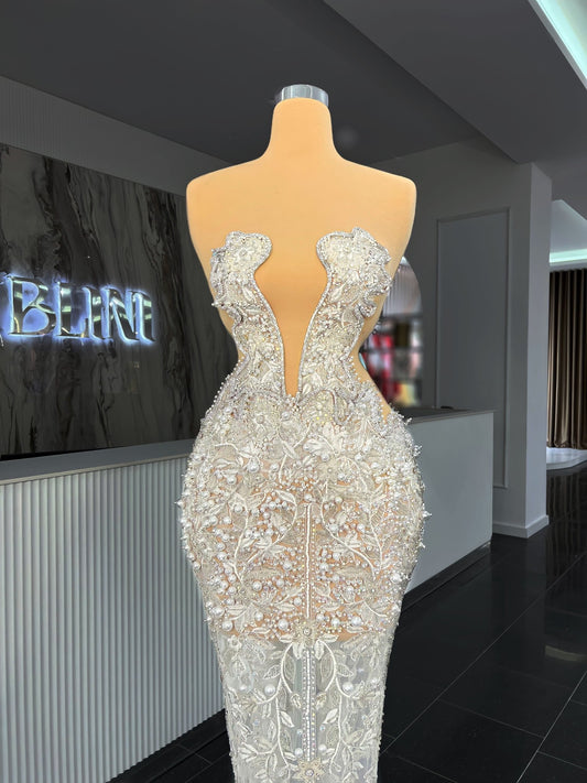 BridalCrystalsGownWomen - Blini Fashion House