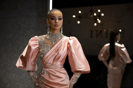 BeadsLong DressLuxoriousWomen - Blini Fashion House