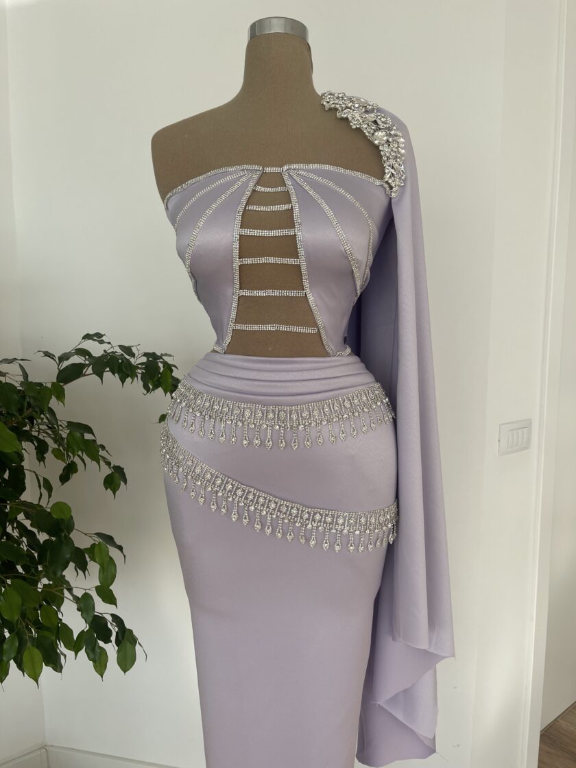 GownLight PurpleLong DressWomen - Blini Fashion House