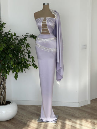 GownLight PurpleLong DressWomen - Blini Fashion House