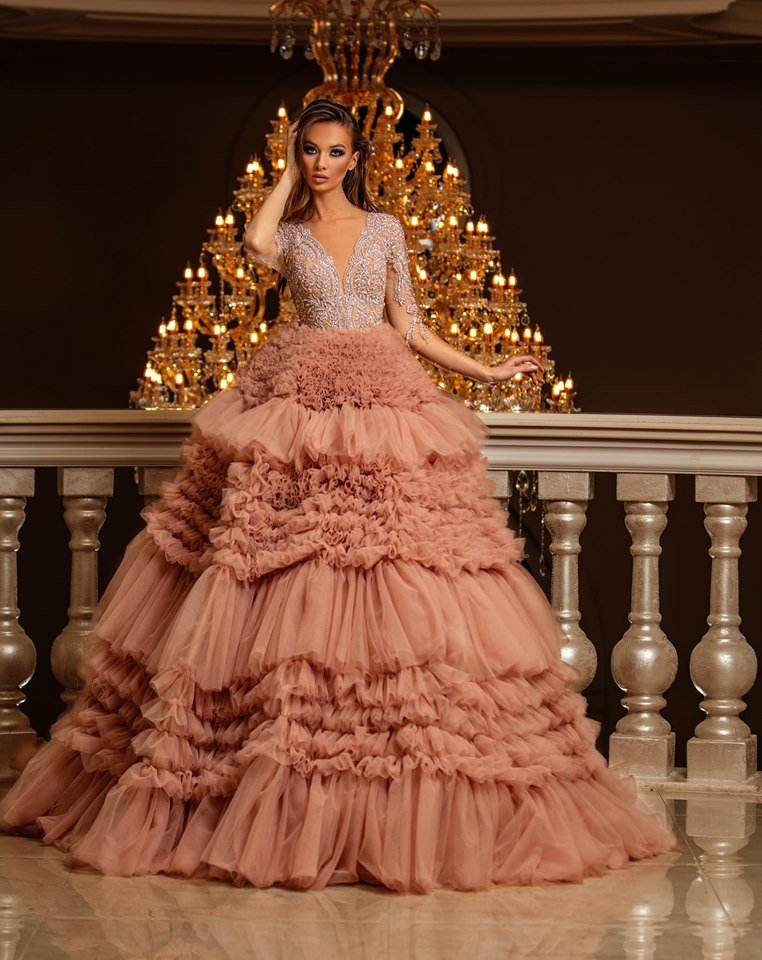 Long DressLuxoriousShineWomen - Blini Fashion House