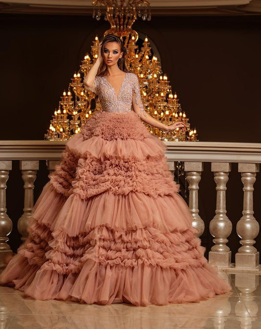 Long DressLuxoriousShineWomen - Blini Fashion House