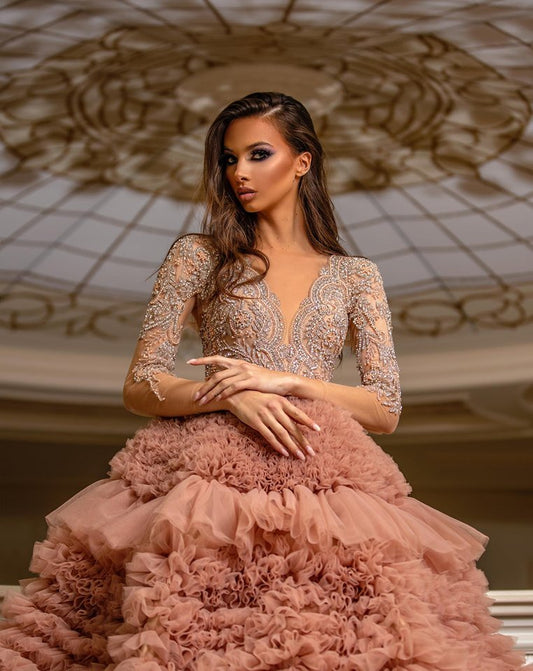 Long DressLuxoriousShineWomen - Blini Fashion House