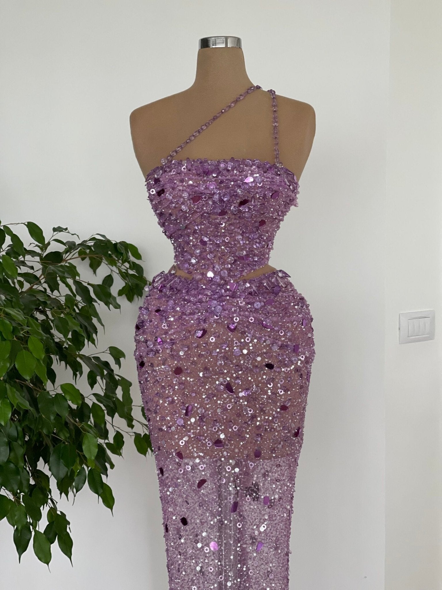 GownLight PurpleLong DressWomen - Blini Fashion House