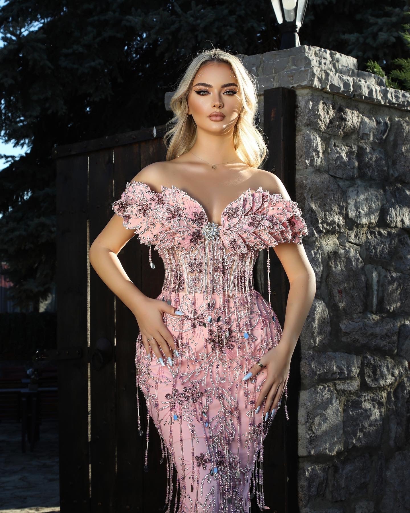 Long DressLuxoriousOff ShoulderWomen - Blini Fashion House